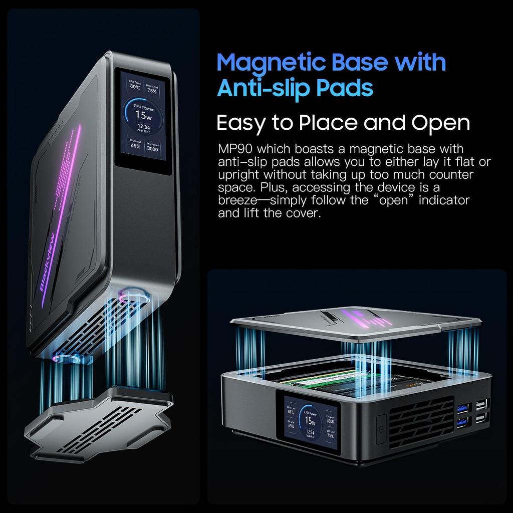 Blackview MP90 16 ГБ ОЗУ 1 ТБ SSD Intel Alder Lake N97 MINIPC