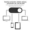 3PC Universal Plastic Black WebCam Cover Shutter Magnet Slider Camera Cover for IPhone Laptop Mobile Phone Len Privacy Stickers
