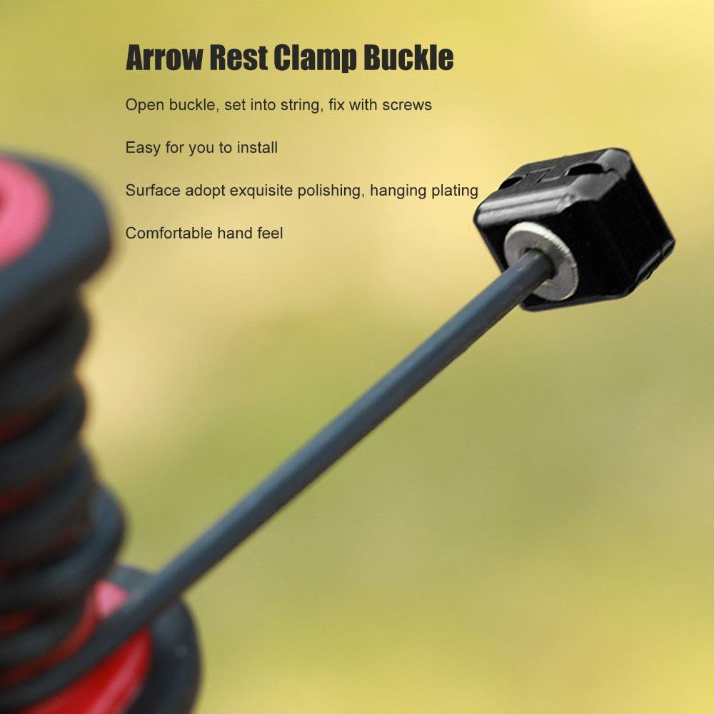 Aluminum Alloy Buckle Metal Fastener Clip Bowstring Adjustment Knob for Compound Bow