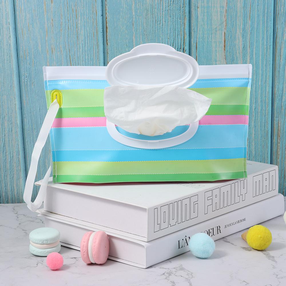 Portable Wet Wipes Bag Flip Cover Napkin Storage Boxes Useful Tissue Box