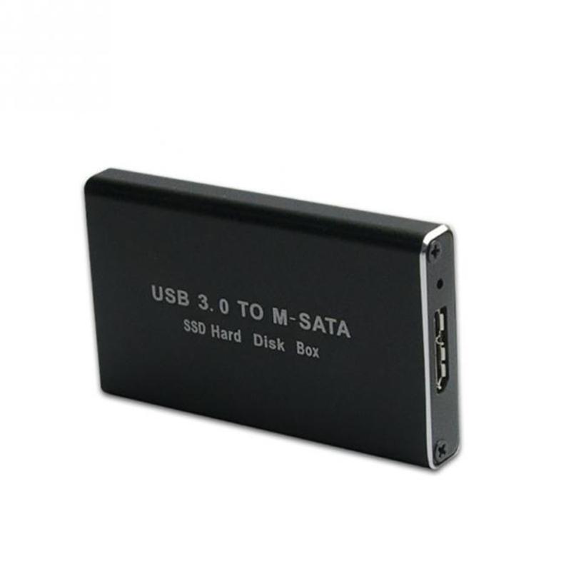 USB 3.0 mSATA Корпус для накопителя Безвинтовой Внешний Корпус Жесткого Диска Для Накопителя 22x30MM 22x42MM