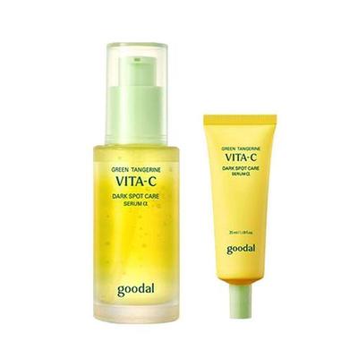 Green Tangerine Vita C Сыворотка для ухода за темными пятнами, 50 мл, специальный набор (+дополнительные 35 мл)