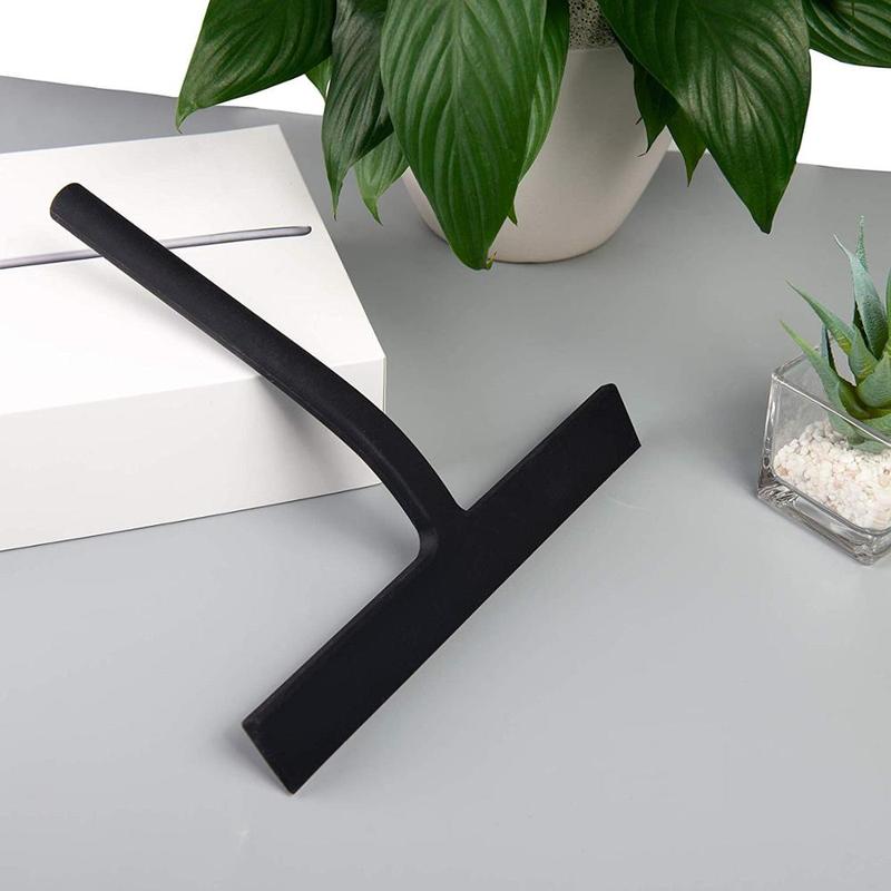 Good Pirce Shower Squeegee Window Glass Wiper Scraper Cleaner with Silicone Blade & Holder Hook for Bathroom/Kitchen/Car Glass
