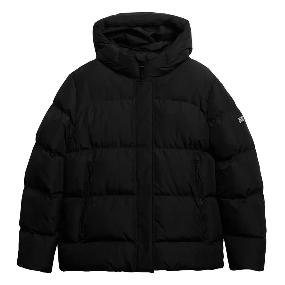 Superdry Outdoor Down Jacket Adjustable Hood Black