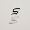 3D Metal Letter S Logo Car Front Grille Emblem Badge Rear Trunk Stickers Decal For Ford Focus Fiesta Escape Ecosport Kuga Mondeo