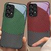 Двухцветные полосы для Samsung Galaxy S10 20 Plus 21 FE 22 23 24 FE 25 Ultra Черный Чехол для телефона из закаленного стекла Жесткий чехол