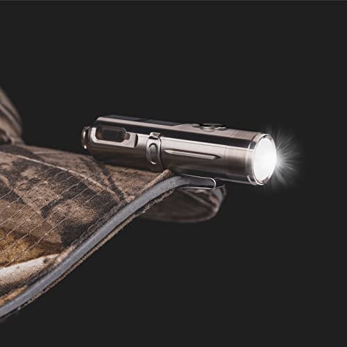 RovyVon A4 Pro Титановый брелок-фонарик, сверхъяркий маленький EDC-фонарик 650 люмен для дома, улицы, кемпинга и праздников