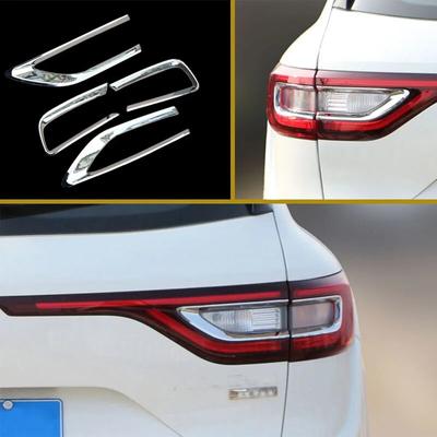 Подходит для Renault Koleos Samsung QM6 2016-Хромированные задние задние фонари защитная накладка на задние фонари наклейка