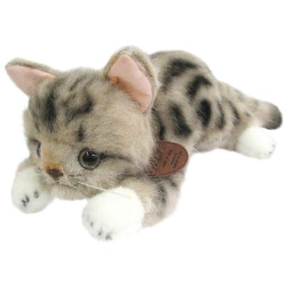 Оригинальная мягкая игрушка Sanei Кот-проситель Американская короткошерстная Коричневый Ш13×Г23×В10.5см I-6863