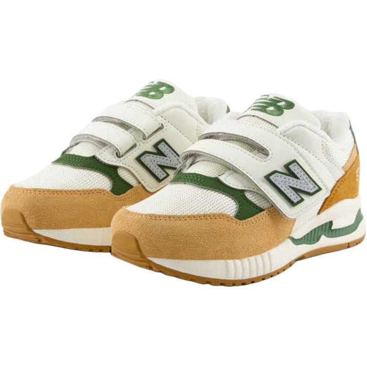 New Balance NB 530 Удобные Мягкие Теплые Низкие Повседневные Кроссовки Детские кроссовки Бежевые KV530GCP