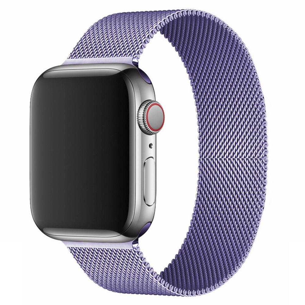 Применимый миланский ремешок с магнитной застежкой для Apple Watch Series 8/7/6/SE/5/4/3/2 и iWatch