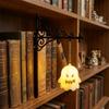 Metal Bookshelf Lantern Light Warm Yellow Bookshelf Ghost Light Library Reading Lamp  Reading