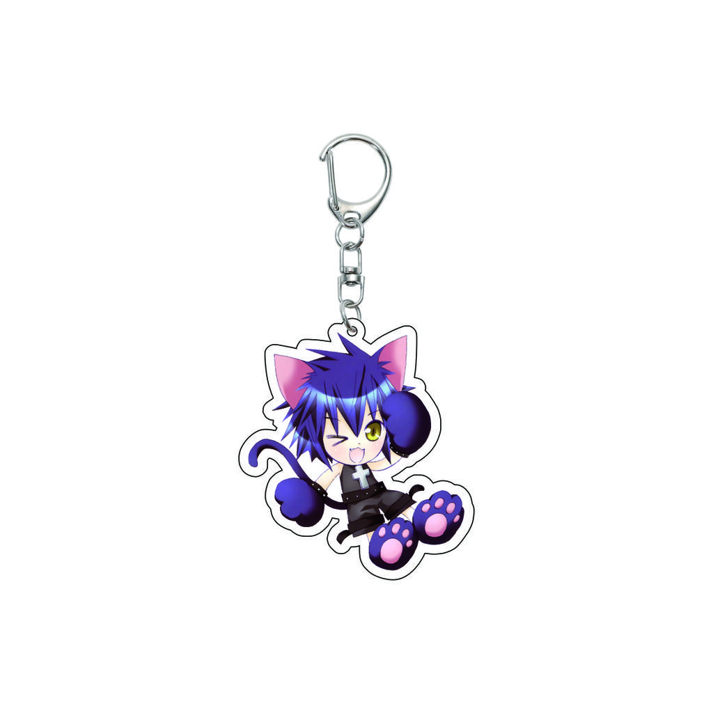 55MM Аниме Ключница Shugo Chara Юмэ Хиномори Куроя Кайто Харуто Ясиро Брелок Акриловая Модель Пластина Рождественские Подарки