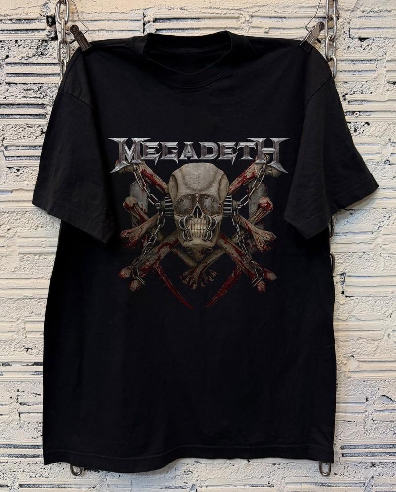 Megadeth Killing Is My Business Унисекс Черная Хлопковая Футболка Размер S-5XL