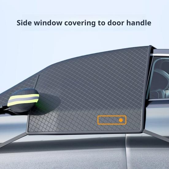 Автомобильный солнцезащитный козырек от льда, устойчивый к ультрафиолетовому излучению, водонепроницаемый, универсальный, простая установка, защита лобового стекла