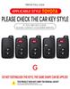 Чехол для ключей для Toyota Crown 11-го/12-го/13-го поколений, Prado, Reiz, Camry 09 и Highlander