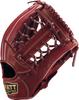 ZETT Soft Steer Baseball Bordeaux Brown Size 5 Glove, All-Around, Left-Handed Throw, (4000), (BRGB35530F)