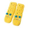 1 Pair Women Socks Cartoon Pattern Thickened Warm Knitting Socks Non-Slip Plush Pilling Resistant Floor Socks