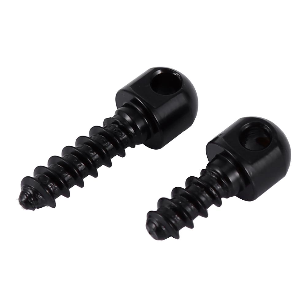 2pcs Sling Swivel Screws Studs Base With White Spacers Fits For Most Shotgun Hunting
