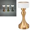 Table Lamp 3 Modes Stepless Dimmable LED Touch Cordless Metal Nightstand Lamp for Bedside Living
