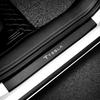 DHKOR1 4Pcs Car Door Sill Stickers Carbon Fiber Decal Badge For Tesla Model 3 Model S Model X Coil Mod WYE K80 Roadster Auto Styling