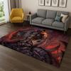 Demon Hunter Arthas World of Warcraft WOW Game Carpet Rug for Bedroom Living Room Sofa Doormat Home Decor,Area Rug Non-slip