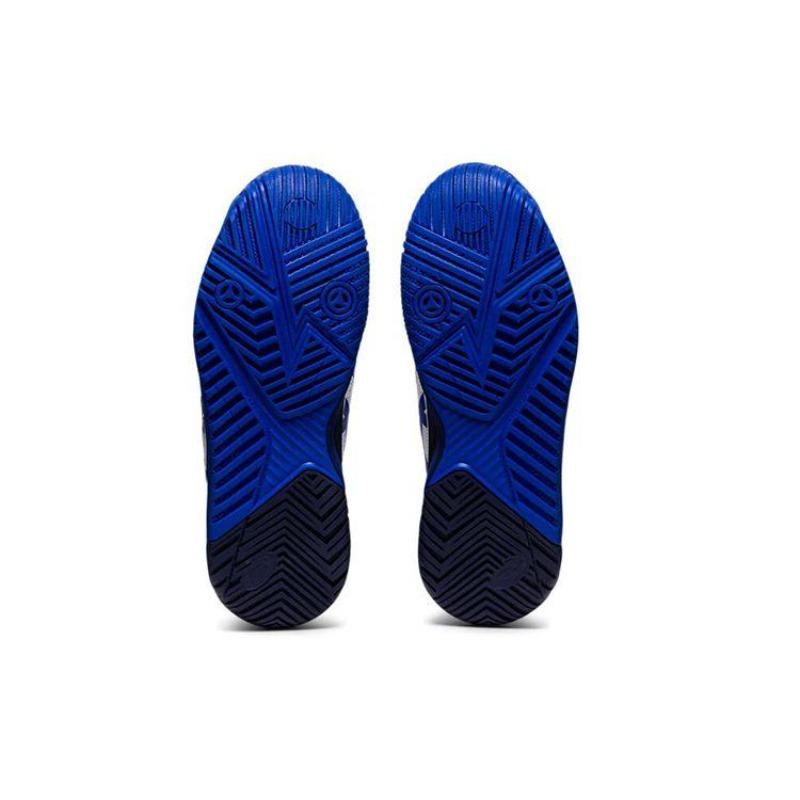 Asics Женские низкие теннисные кроссовки Gel-Resolution 8 Бело-синие 1042A072-107