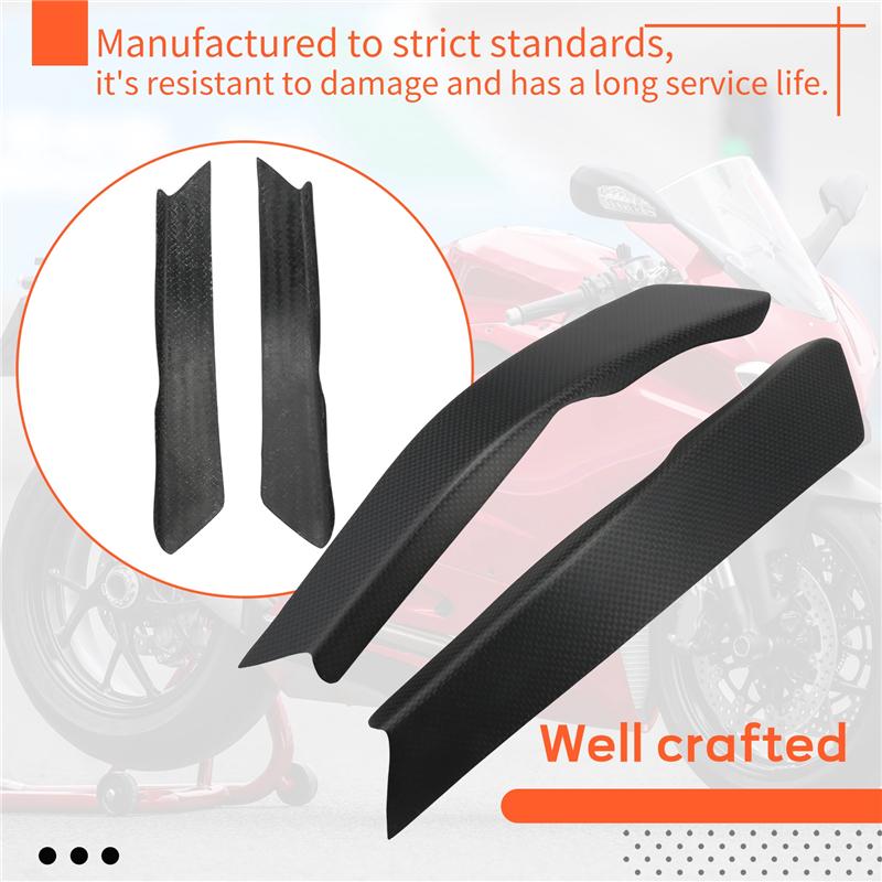 A28G-For DUCATI Panigale V4 V4S 2025 Motorcycle Side Panels Frame Covers Carbon Fiber Trim Covers