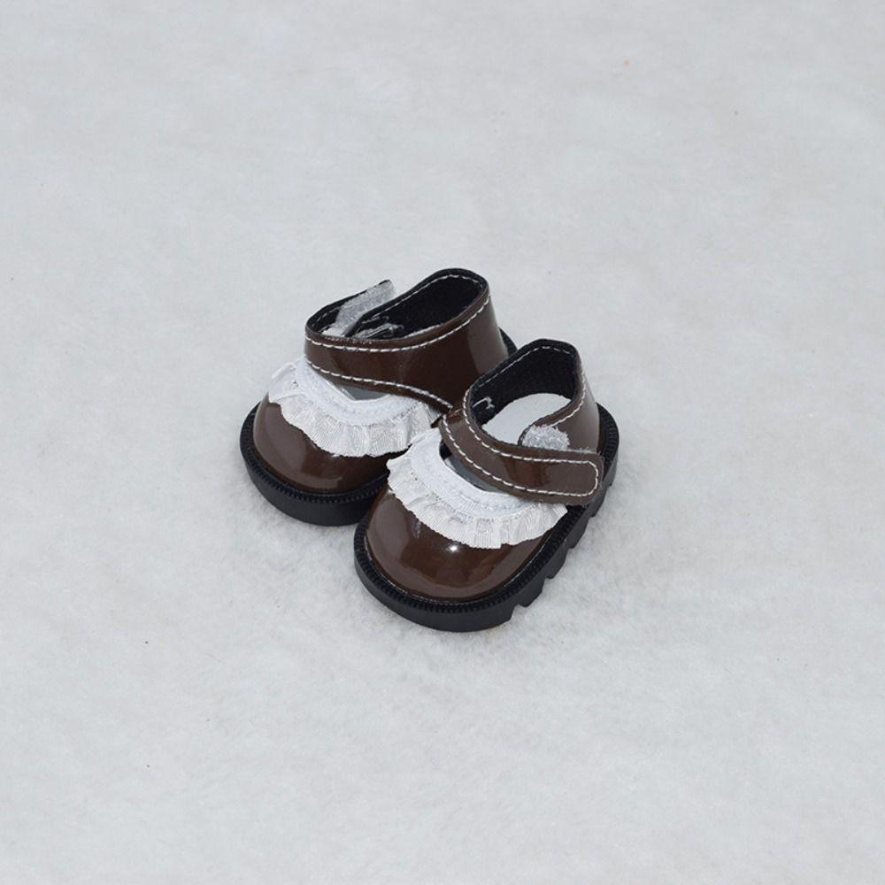 20см Мини-обувь Кожаный клей для обуви Повседневная обувь для кукол Хлопковая кукла