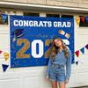 Поздравляем Выпускник 2026 Баннер для украшения выпускного вечера Класс 2026 Баннер для празднования выпуска 180x120см