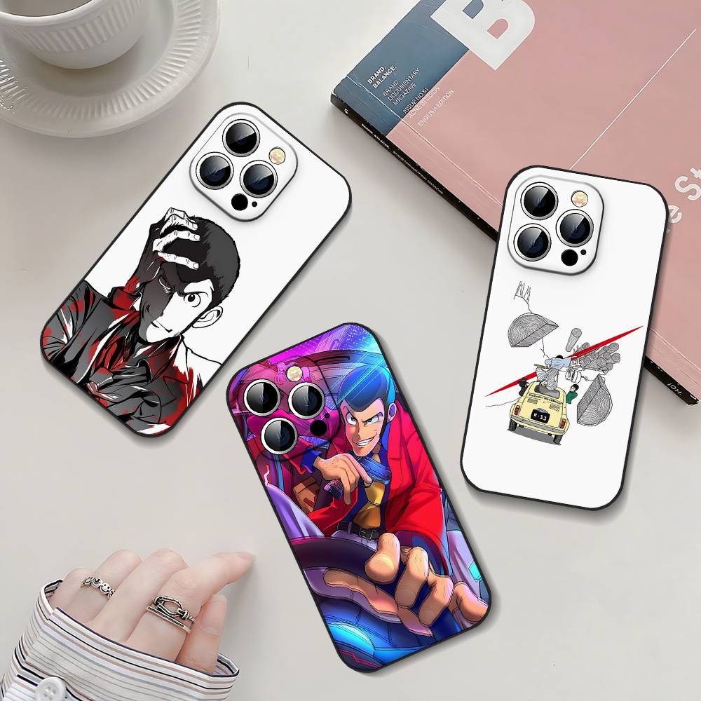 Черный Чехол для Телефона L-Lupin The T-Thirds Подходит для IPhone 17,16,15,11,13,14 Pro Max,Plus,X,Xr,Xs Max,13Mini