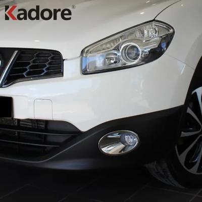Для Nissan Qashqai+2/Dualis Ti Facelift 2010 2011 2012 2013 Хромированные Автомобильные Аксессуары Передняя Противотуманная Фара Противотуманный Свет Лампа Накладка Декоративная