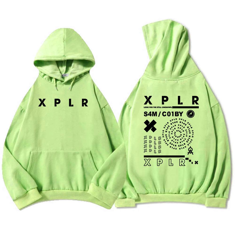 Hip Hop Streetwear Sam and Colby Xplr-r Hoodies Graphic Clothes Heavy Mental Fashion Unisex Sweatshirts Soft Hooded Men Hoodie