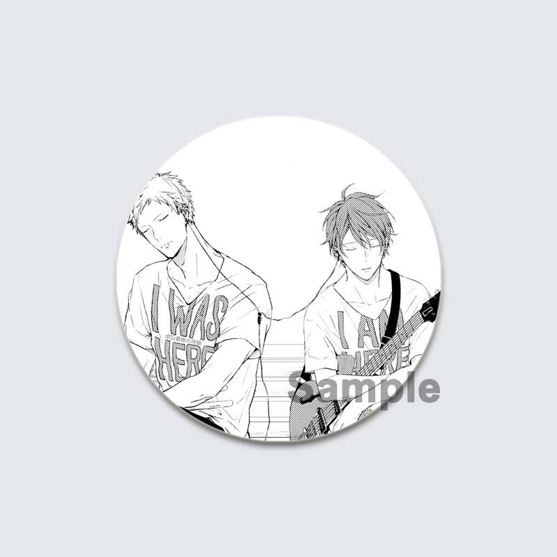 32/44/58 мм Круглые Аниме Подарочные Булавки Ручной Работы Брошь Сато Мафую/Уэнояма Рицука Мультфильм Значок на Рюкзаке Ювелирные Изделия Аксессуары Подарки