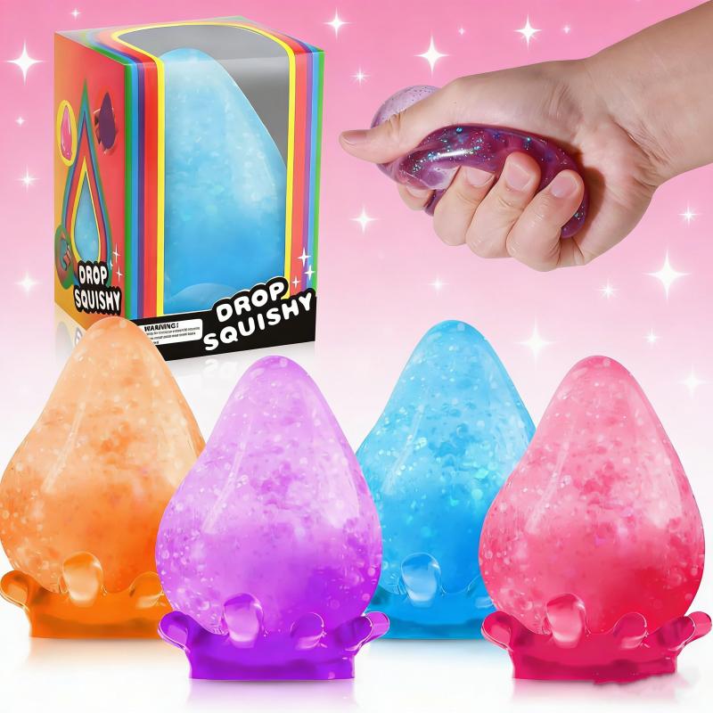Сенсорные игрушки Dream Drop Медленно восстанавливающие форму Мальтозные шарики от стресса Игрушки-фиджеты Игрушка для снятия стресса и расслабления Для детей Подарки взрослым