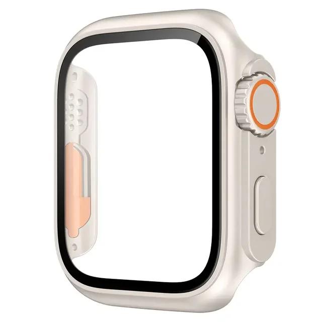 Закаленное Стекло+Чехол Для Apple Watch 11 10 46мм 42мм Ultra 3 49мм Защитная Пленка На Экран Чехол iWatch 9 8 7 6 5 SE 45мм 41мм 44мм Корпус
