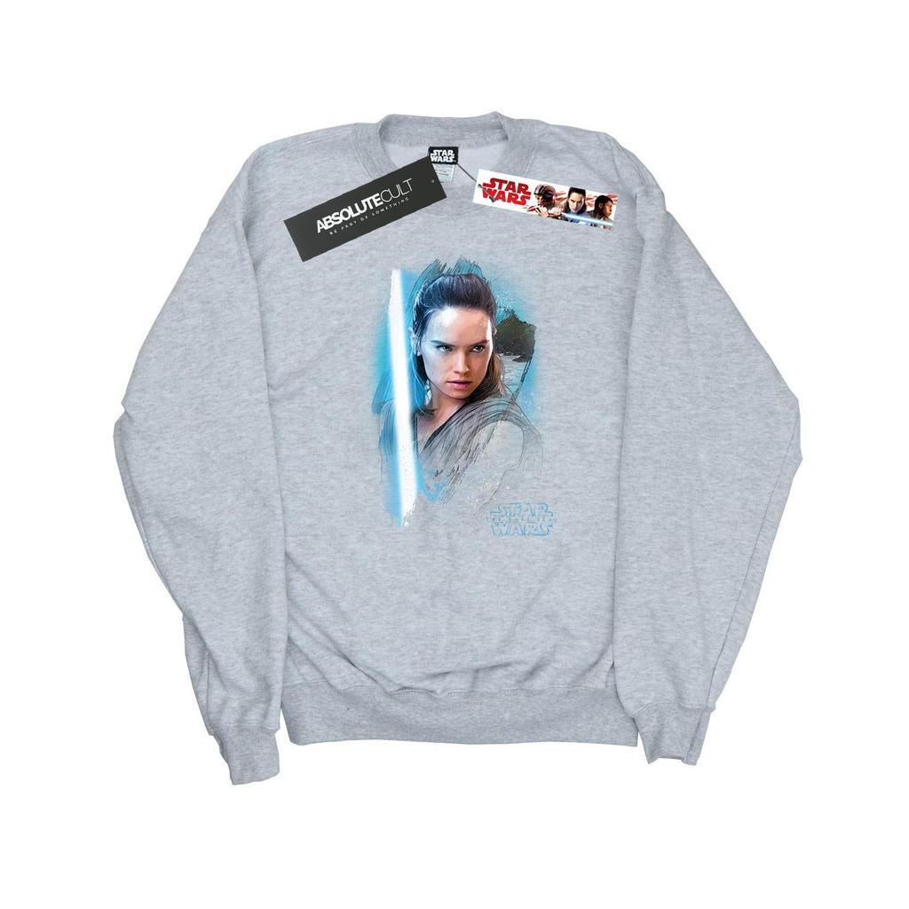Star Wars Mens The Last Jedi Rey Brushed Sweatshirt