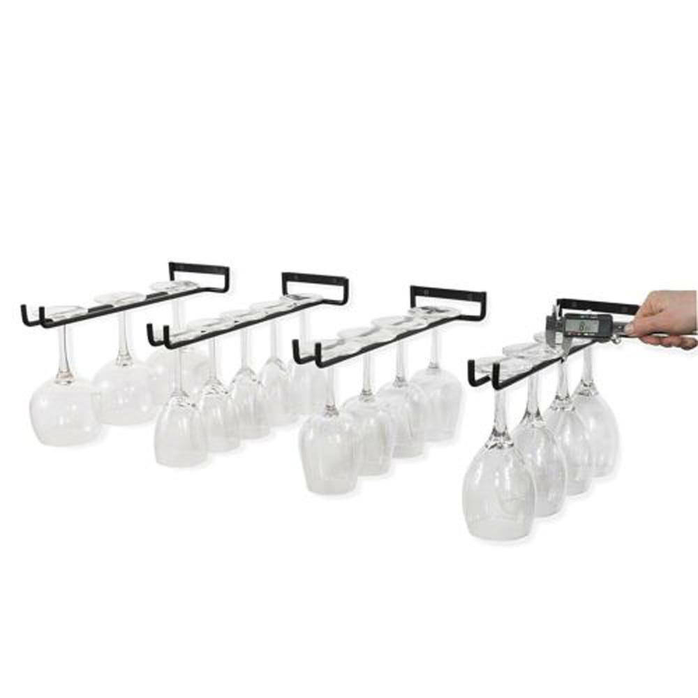 Decorative Cabinet Goblet Bar Stemware Cup Hanger Storage Shelf Hanging Rack Wine Glass Holder