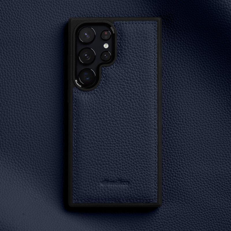 Чехол для мобильного телефона Samsung S25 Ultra Серия S24 Полностью закрывающий кожаный чехол S23 Противоударный чехол