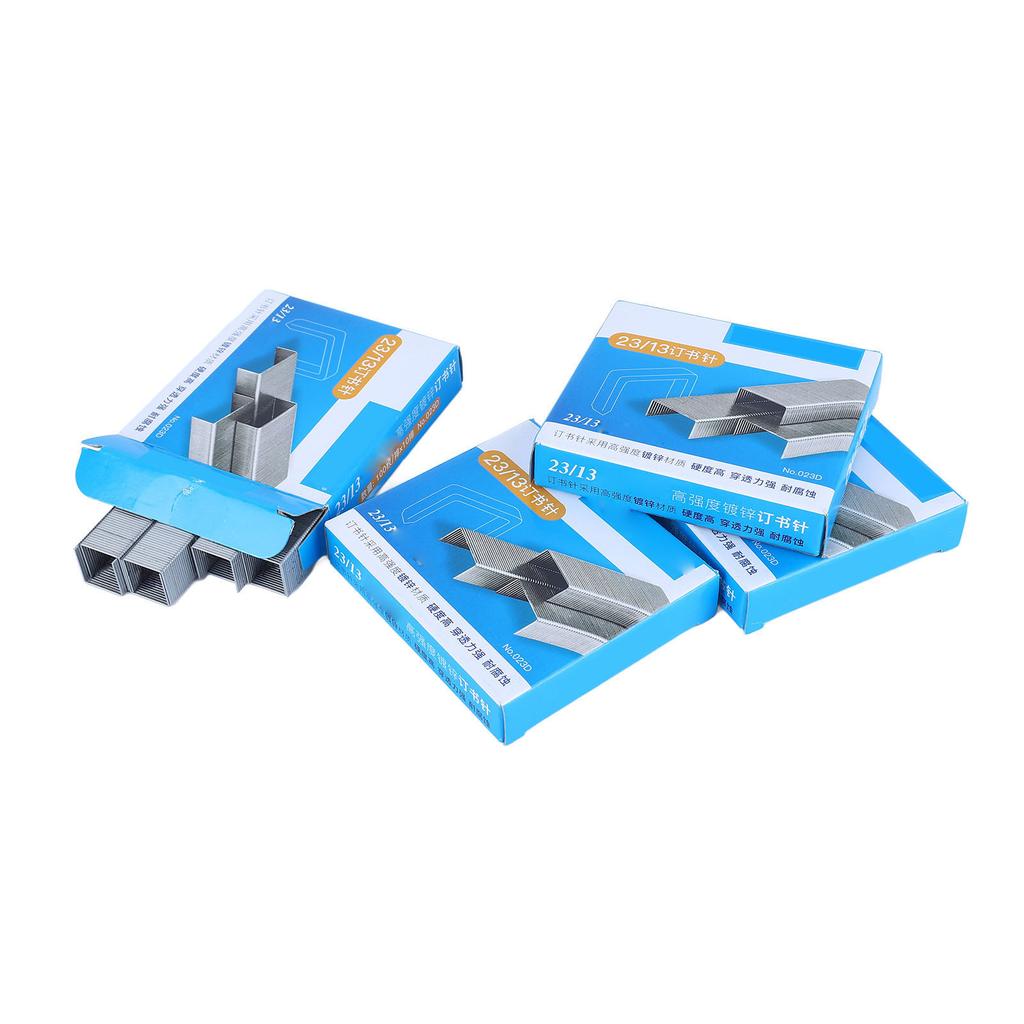 4000 шт. 23/13 скобы утолщенные легко скрепляемые металлические скобы из нержавеющей стали для 100 листов вместимостью для Ho