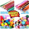 Arts and Crafts Supplies for Kids Crafts Toys with Sequins Diamond Sticker  Foam All In One DIY School Crafting Project for Kids