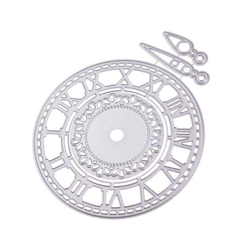 Штампы для резки металла для часов Рамки для часов Форма для вырубки ножей для скрапбукинга Бумага для поделок Лезвие для пробивания отверстий Трафареты Штампы и штампы