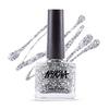 Гель-лак Nykaa, с мерцающим финишем, 227 Silver Snow, 9 мл