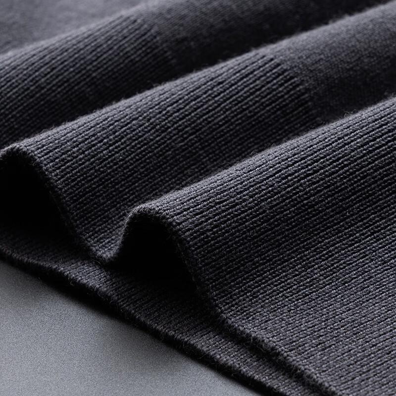 Men's Plus Size 100% Lambswool Round Neck Knit Sweater