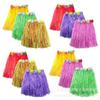 30cm Hawaiian Carnival Party Kids Grass Skirt Summer Beach Party Decoration Aloha Luau Dress Up Tropical Hawaii Birthday Decors