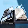 360 Magnetic Adsorption Double Sided Glass Case For Huawei P60 50 40 Pro Honor 80 70 50 Pro Lens Protection Metal Cover For Mate 60 50 40 Pro