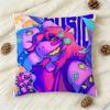 DDeltarune SSusie Doublesided Printed Square Decorative Cushion Cover for Sofa Living Room Home Decor