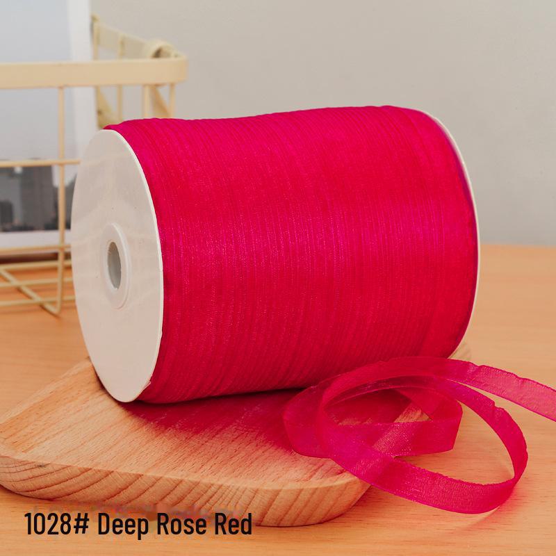 1 см прозрачная снежная пряжа лента для аксессуаров для волос и подарочных пакетов