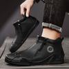 Мужские высокие кожаные ботинки, повседневные кроссовки, зимняя плюшевая обувь, сноубутсы 39-46