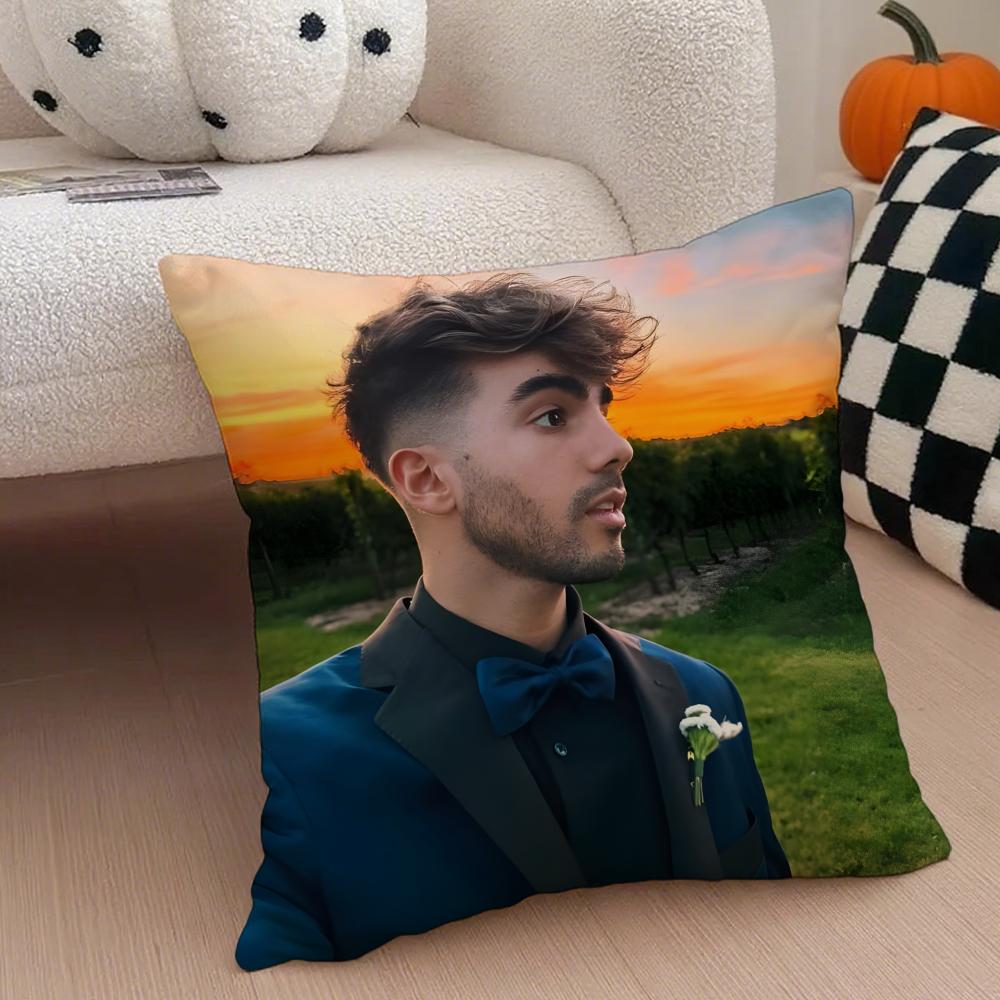 Creative Funny Argentine Creator FFede Vigevani Cushion Cover Throw Pillow Cover Hidden Button Durable Polyester Chair Cushion